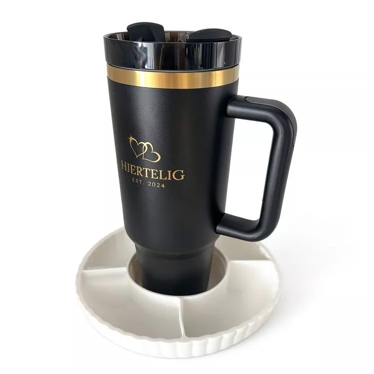 40-Unzen-Becher mit Obstteller aus Silikon