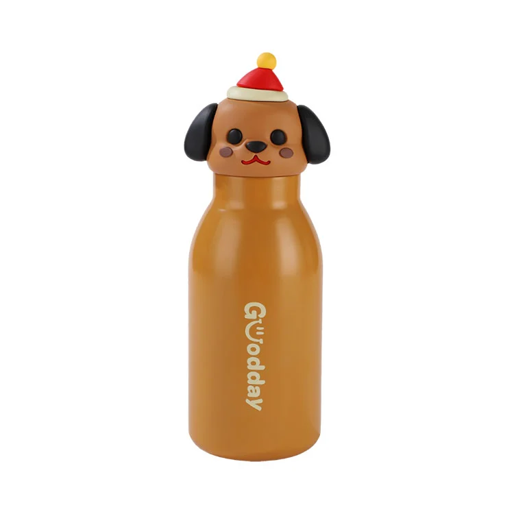 Cartoon-Kopf-Kinderflasche