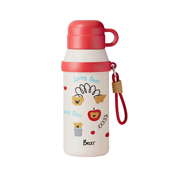 Flip -Strohwasserflasche mit Stroh