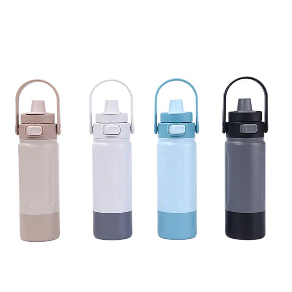 Edelstahl-Sportflasche mit Griff